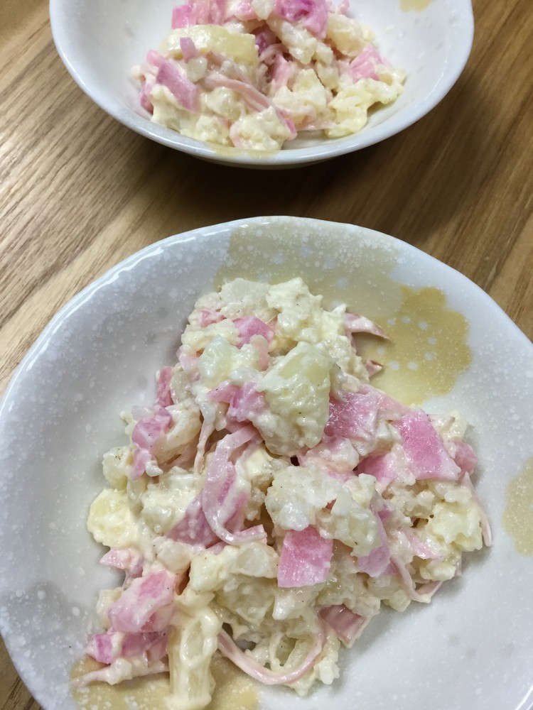 リメイク・大根の甘酢漬け入りポテトサラダの画像