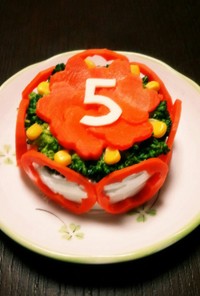 【簡単オーブン不使用】犬用お誕生日ケーキ