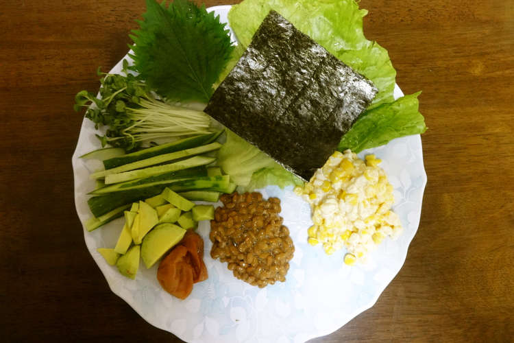 野菜色々手巻き寿司の具 レシピ 作り方 By Top10入14作品 クックパッド 簡単おいしいみんなのレシピが366万品