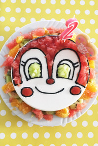 バースディ&ドキンちゃん☆1.2歳ケーキ