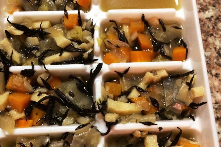 ひじきと高野豆腐の煮物 幼児 離乳食 レシピ 作り方 By Miwamom クックパッド 簡単おいしいみんなのレシピが366万品