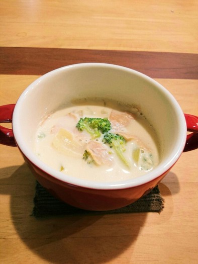 朝ご飯に♥ミルク味噌スープの写真