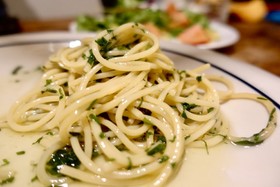 大葉だけ!香りたつ絶品オイルパスタ
