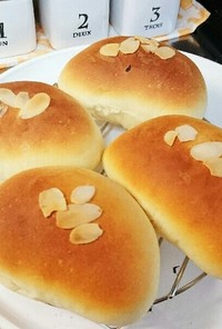 レンジ発酵☆ふわふわクリームパン