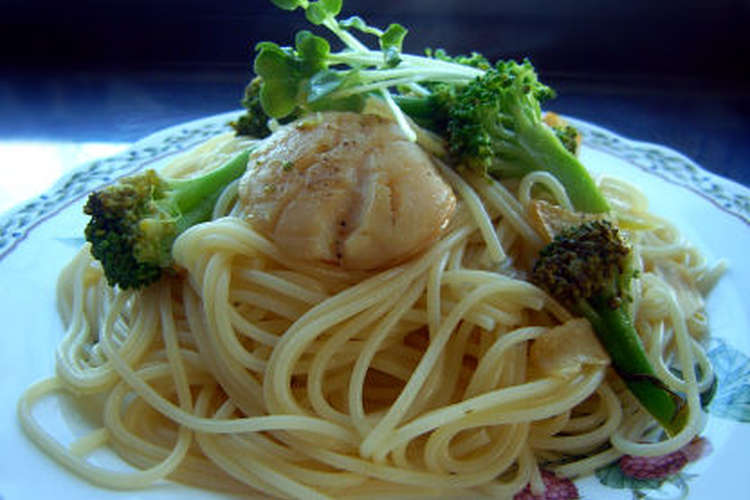 ホタテの醤油バターのパスタ レモン風味 レシピ 作り方 By Umai クックパッド