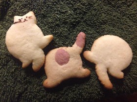 かわいい猫のおしりクッキー♡