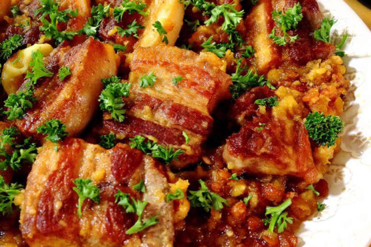 赤レンズ豆で 豚肉とレンズ豆の煮込み レシピ 作り方 By Misumisu07 クックパッド 簡単おいしいみんなのレシピが360万品