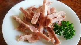 レンジで魚肉ジャーキー♪