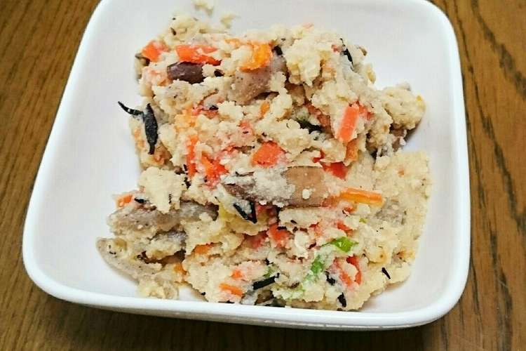 具だくさんの卯の花 レシピ 作り方 By Cherry14 クックパッド 簡単おいしいみんなのレシピが370万品