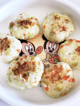 【離乳食後期】洋風ご飯お焼き