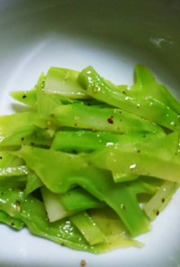 【節約レシピ】ブロッコリーの茎のナムル