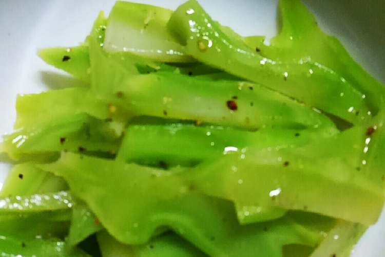 節約レシピ ブロッコリーの茎のナムル レシピ 作り方 By 韓流大好きあんずママ クックパッド