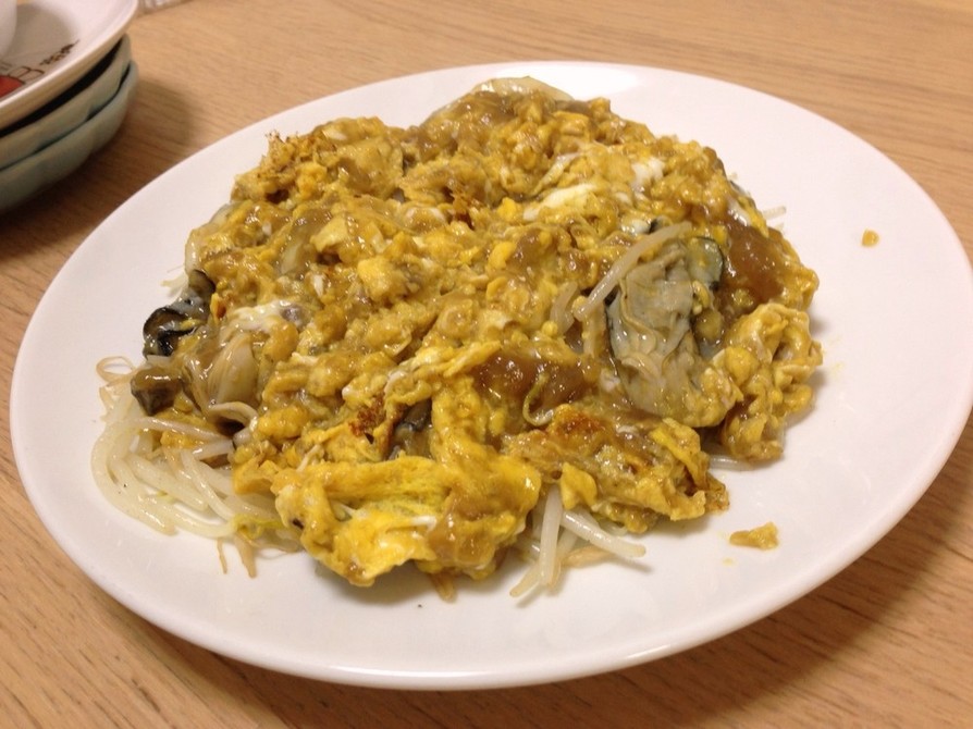 オースワン・タイ牡蠣の卵とじともやし炒めの画像