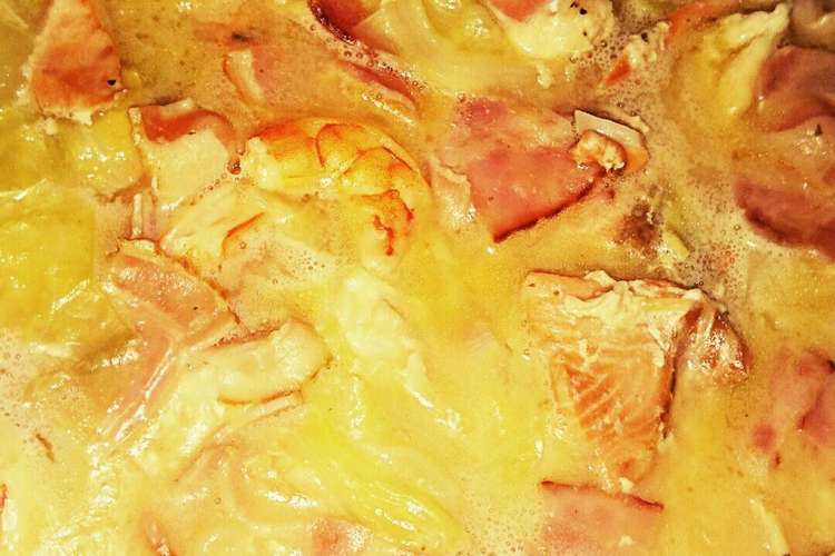 土鍋で絶品 シーフード シチュー レシピ 作り方 By 夢うさぎ工房 クックパッド 簡単おいしいみんなのレシピが354万品