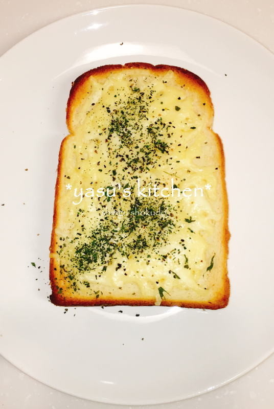 美味しい朝食♪とろけるチーズトーストの画像