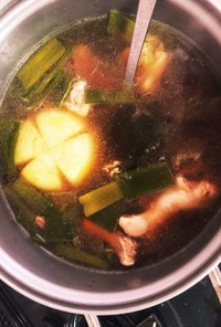 手作りラーメンスープ