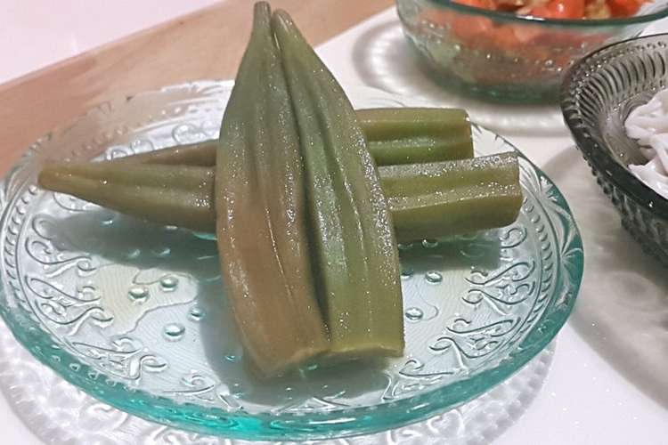 オクラのお漬物 レシピ 作り方 By Kayadehutt クックパッド