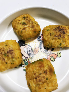 【離乳食後期】洋風ご飯お焼き・その2