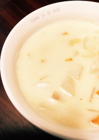 動画公開中#5分ける派朝食クリームスープ