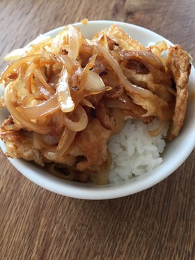 豚のしょうが焼きもどき丼
