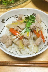【京都丹波】柚子風味餡かけ小芋の生姜ご飯