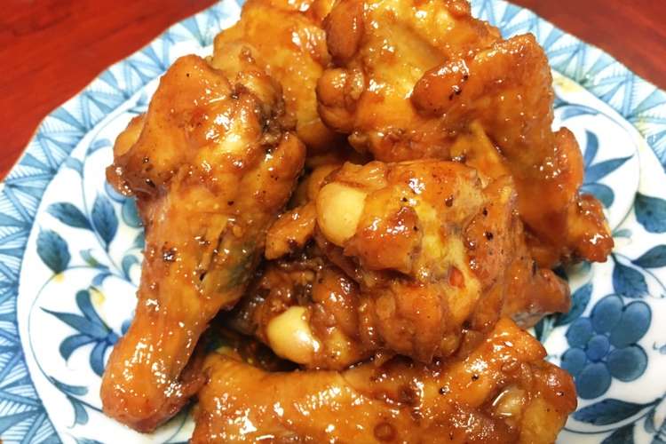 ﾐ骨付き鶏肉の照り焼き ﾐ レシピ 作り方 By さおりあらいず クックパッド 簡単おいしいみんなのレシピが360万品