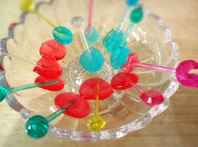 レンジで簡単 カラフルべっこう飴