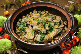 チューボーですよ!カキの土鍋ご飯