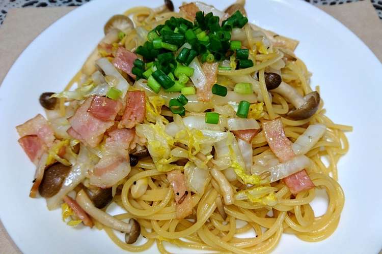 バターとめんつゆで 白菜の和風スパゲティ レシピ 作り方 By Cutietirol クックパッド 簡単おいしいみんなのレシピが360万品