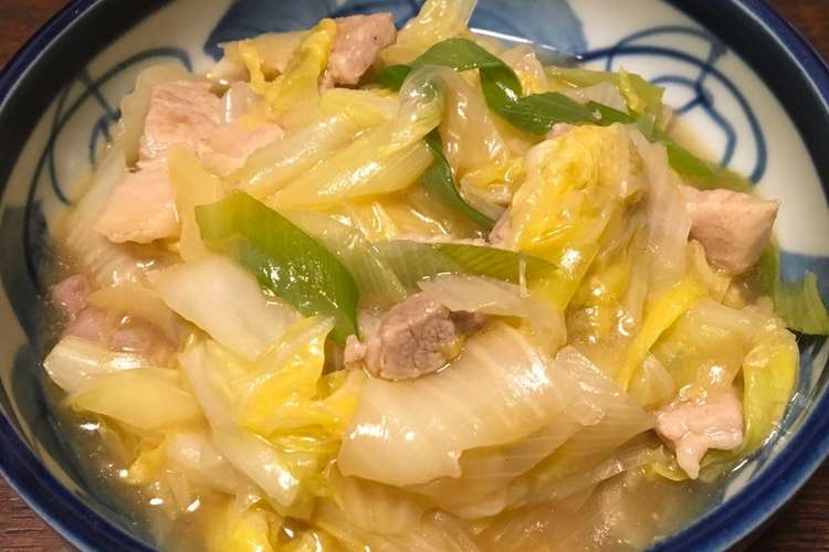 ご飯に乗せて 豚バラ白菜 Ih レシピ 作り方 By 四児のハハ クックパッド 簡単おいしいみんなのレシピが349万品