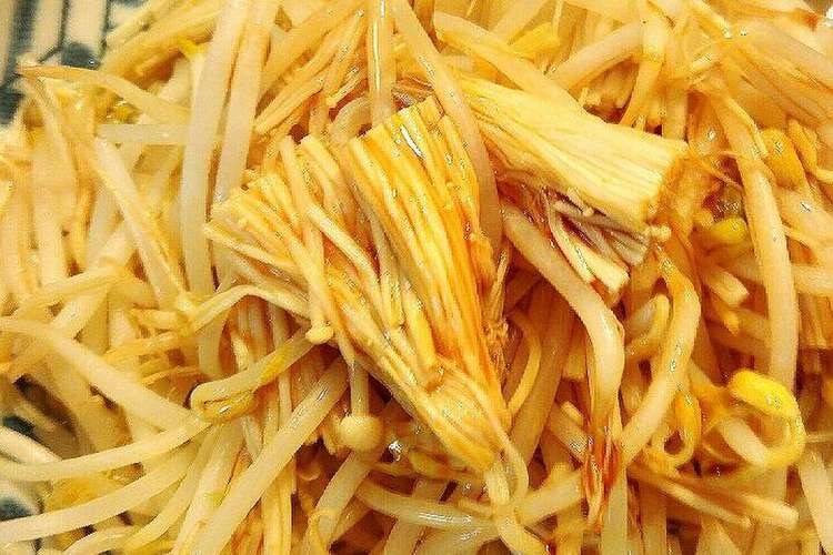 レンジだけ もやしとエノキのポン酢 レシピ 作り方 By みゆたけ クックパッド 簡単おいしいみんなのレシピが352万品