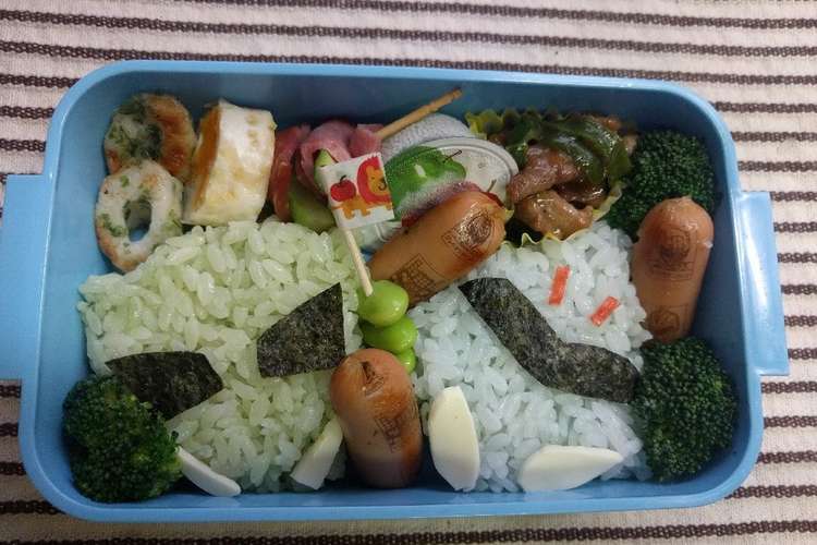 簡単キャラ弁 ジュウオウジャー レシピ 作り方 By いちたママ クックパッド 簡単おいしいみんなのレシピが367万品