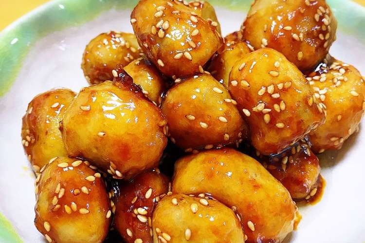 フライパン1つで 揚げ焼き里芋の甘辛 レシピ 作り方 By Yukki クックパッド