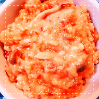 トマト缶と炊飯器で簡単！トマトリゾットの写真
