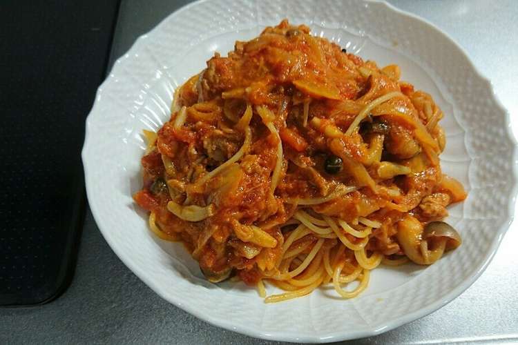 ツナの簡単濃厚トマトクリームパスタ レシピ 作り方 By みさとおじい クックパッド 簡単おいしいみんなのレシピが352万品