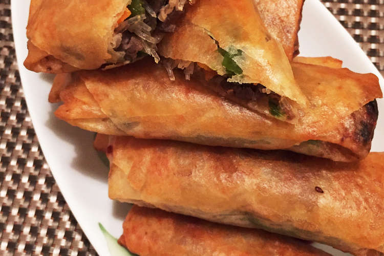 コストコプルコギビーフで 簡単春巻 レシピ 作り方 By Ubuchan クックパッド 簡単おいしいみんなのレシピが358万品