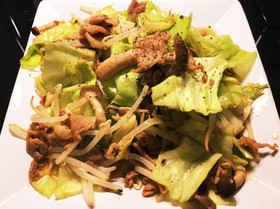 楽に美味しい野菜炒め!!