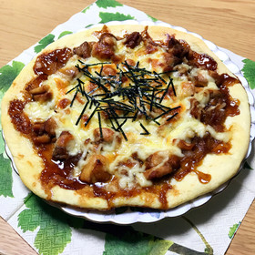 発酵不要!生地から照り焼きチキンマヨピザ