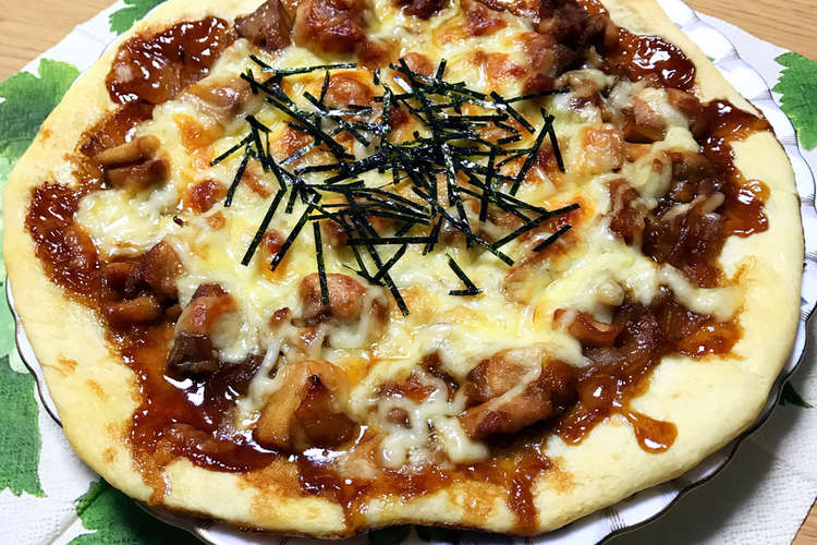 発酵不要 生地から照り焼きチキンマヨピザ レシピ 作り方 By 風花りん クックパッド 簡単おいしいみんなのレシピが359万品