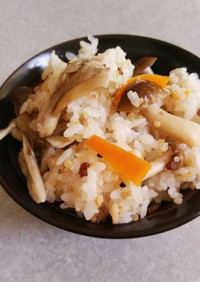 プチっと簡単きのこご飯