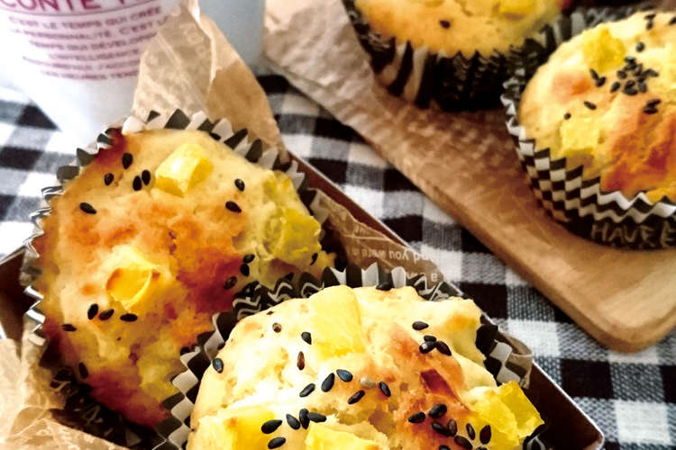 ホケミで簡単 卵不使用さつま芋マフィン レシピ 作り方 By ゆぅゅぅ クックパッド 簡単おいしいみんなのレシピが350万品