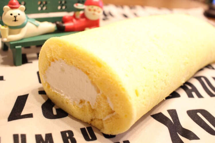 お店以上 超簡単 しっとりロールケーキ レシピ 作り方 By ののママレシピ クックパッド