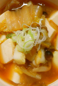 簡単◆温か♡イカと白菜と豆腐のとろとろ煮