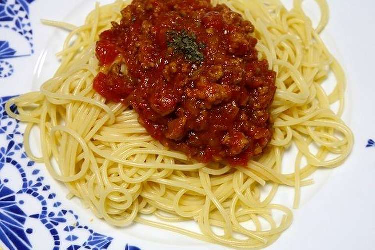 簡単アレンジ ミートソーススパゲッティー レシピ 作り方 By だんどり亭 クックパッド