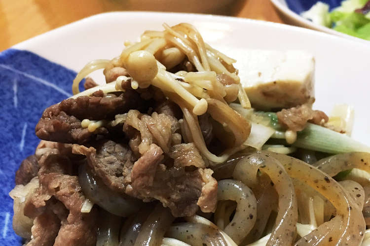 簡単 フライパン１つですき焼き風煮 レシピ 作り方 By ポチゴロ クックパッド 簡単おいしいみんなのレシピが349万品