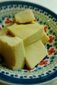 減塩✩　高野豆腐の煮物