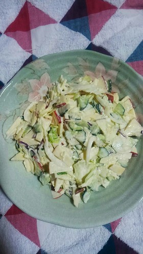 りんごときゅうりの簡単サラダ