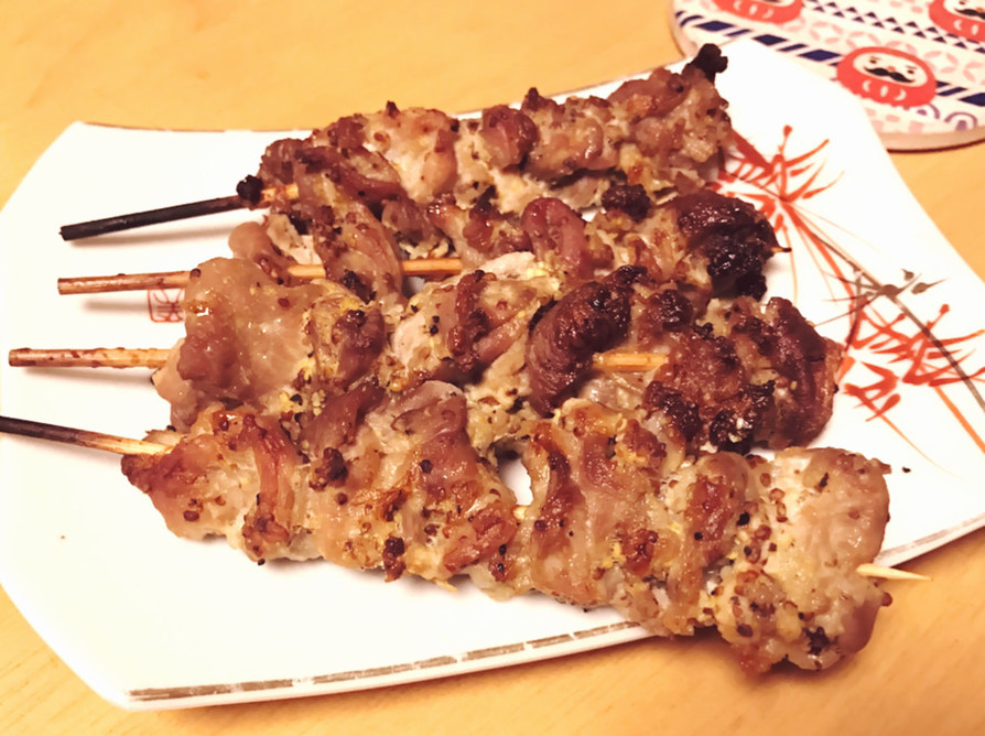 豚肉の串焼き〜マスタード風味〜の画像