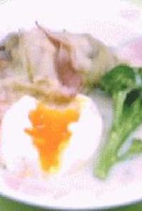 ロールキャベツと卵のシチュー