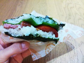 おにぎらず 進化系 はさむだけバーガー